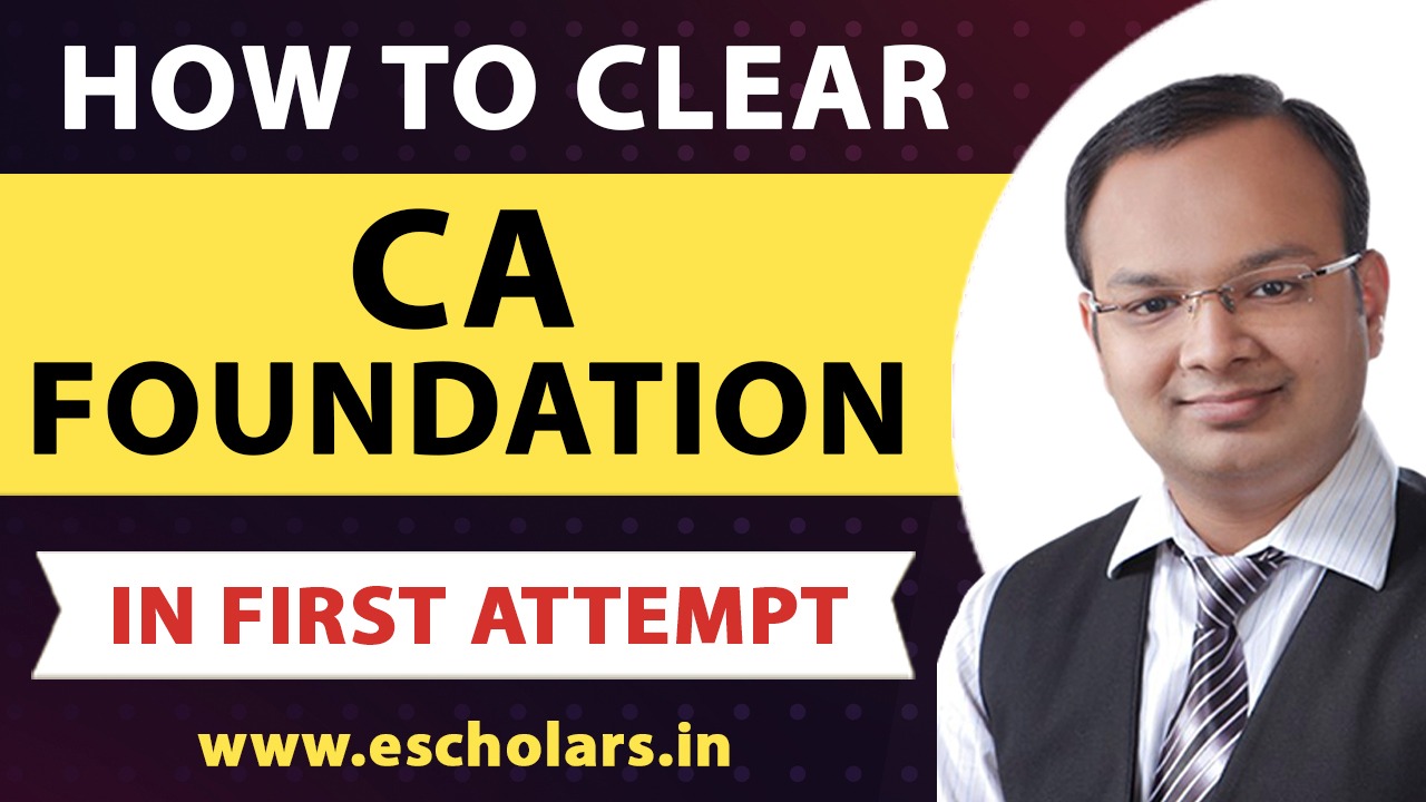 How to Clear CA Foundation Nov 2021 & May 2022 in First Attempt | 100% ...