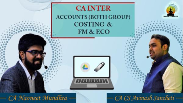 Ca Inter Group 2 Advanced Accounts Fm Eco Laptop Course