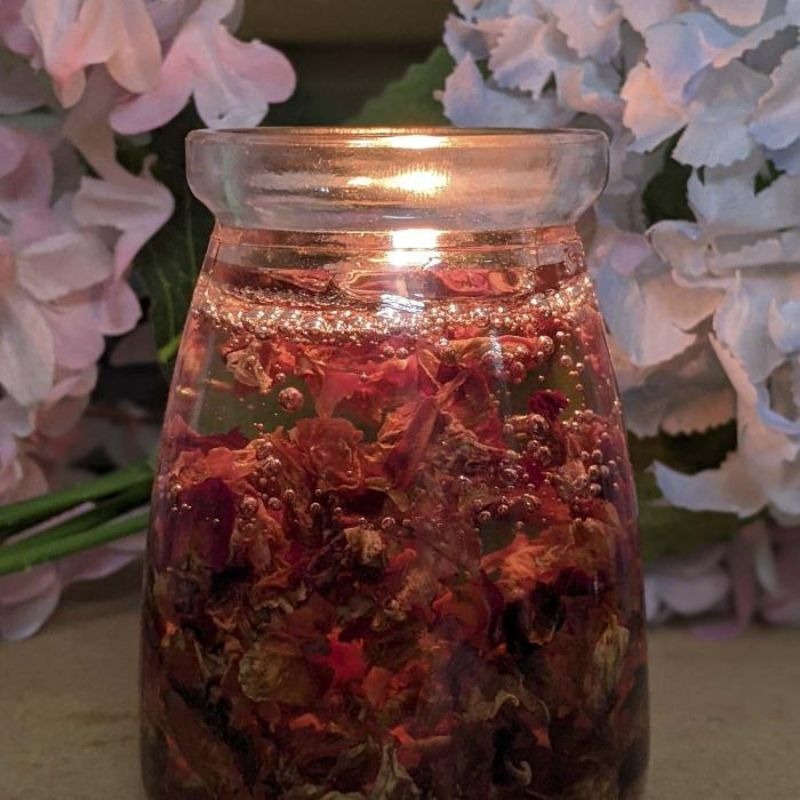 Replay Rose Petal Candle Making