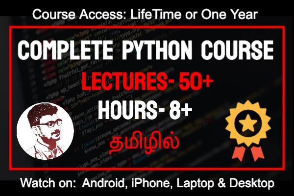 Complete Python Course in Tamil | Learn Python Concepts in Tamil
