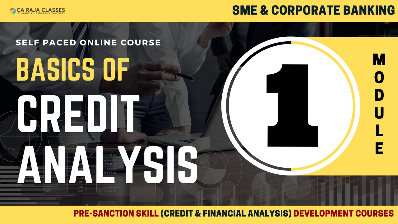 Module 1 Basics Of Credit Analysis Cover