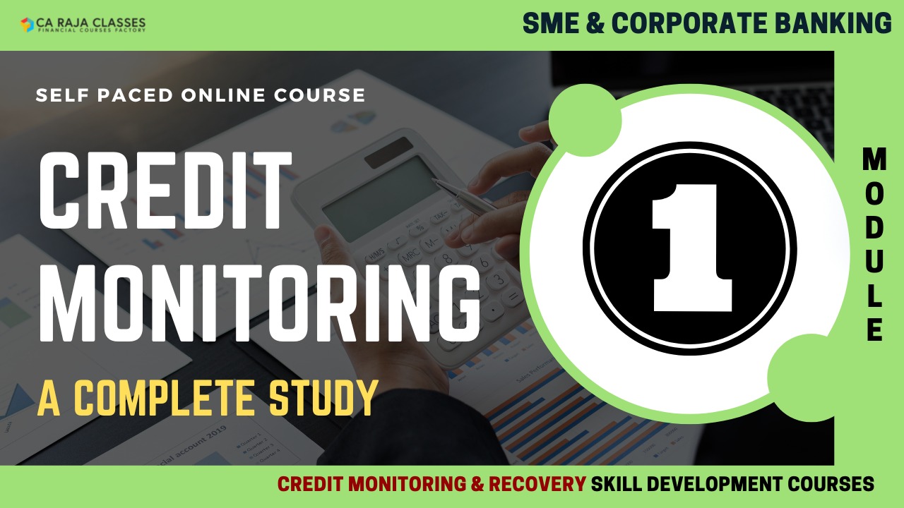 Credit Monitoring and Recovery SME and Corporate Banking