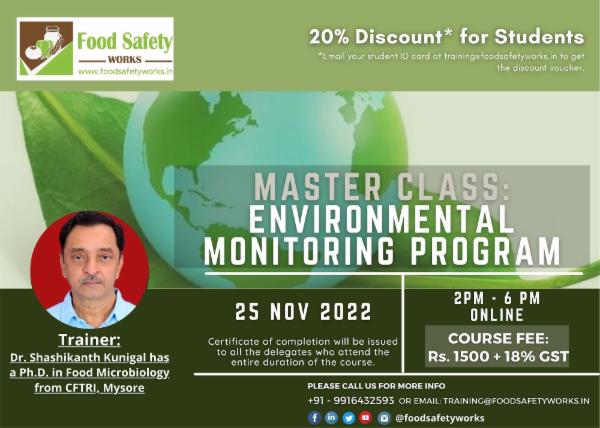 Master Class: Environment Monitoring Program