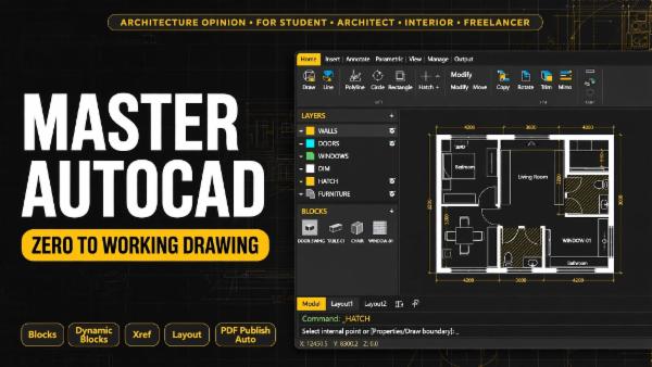 Autodesk Tutorials Rx3 Architectural AutoCAD - Advanced Tutorials